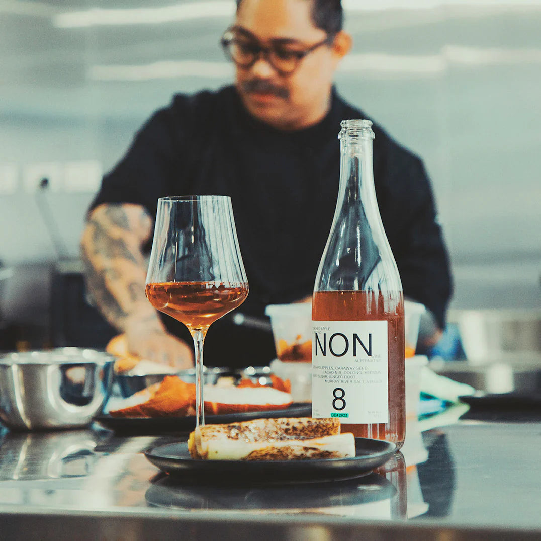 Roasted leeks & Lao Go Ma Crispy Chilli