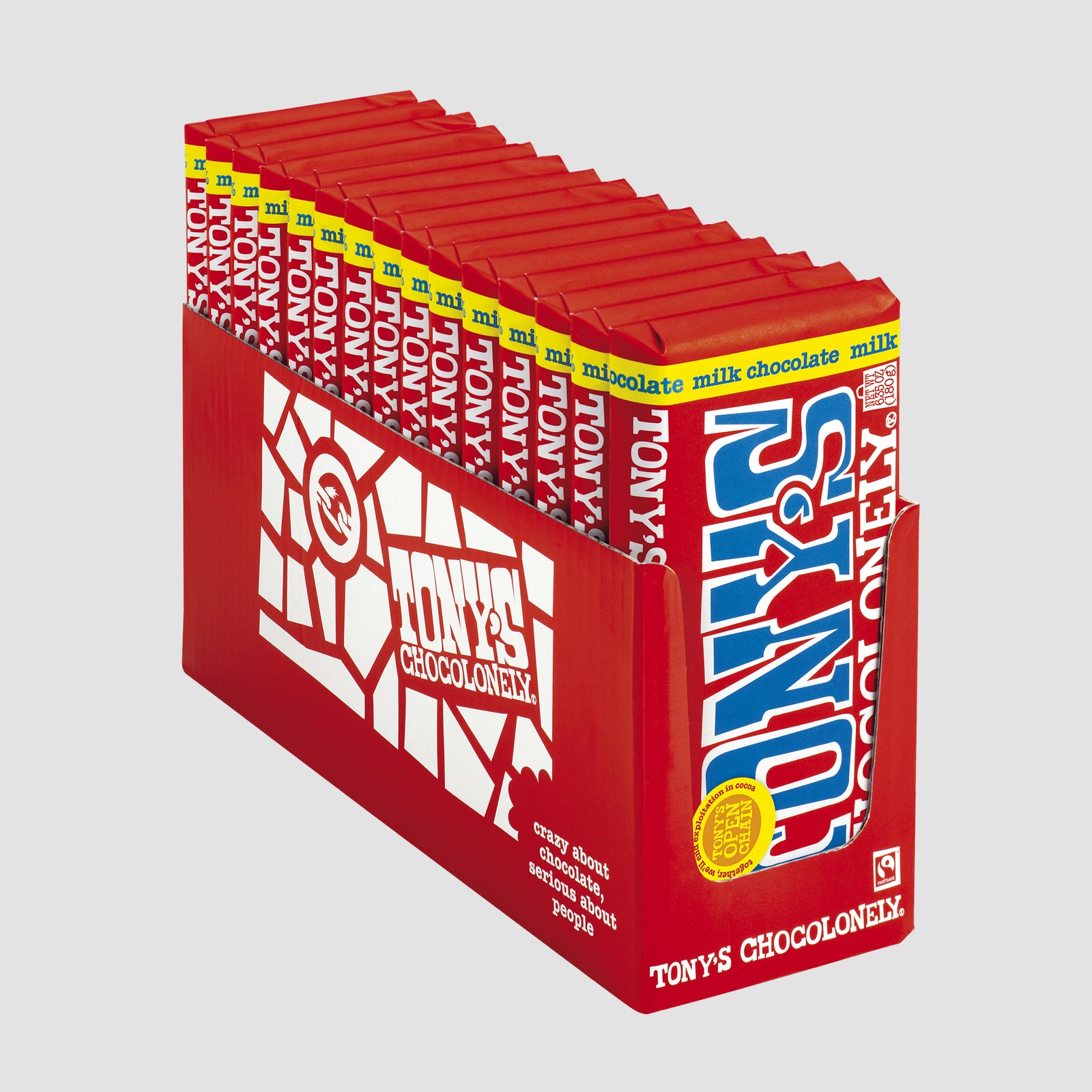 Milk Chocolate 32%, 15 Bar Pack