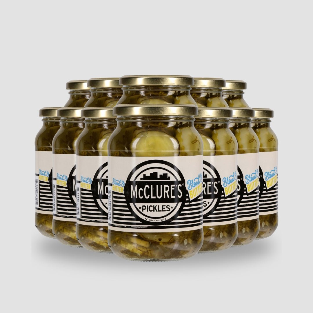 Bread & Butter Crinkle Cut Pickles, 12 Jar Case - Cook & Nelson