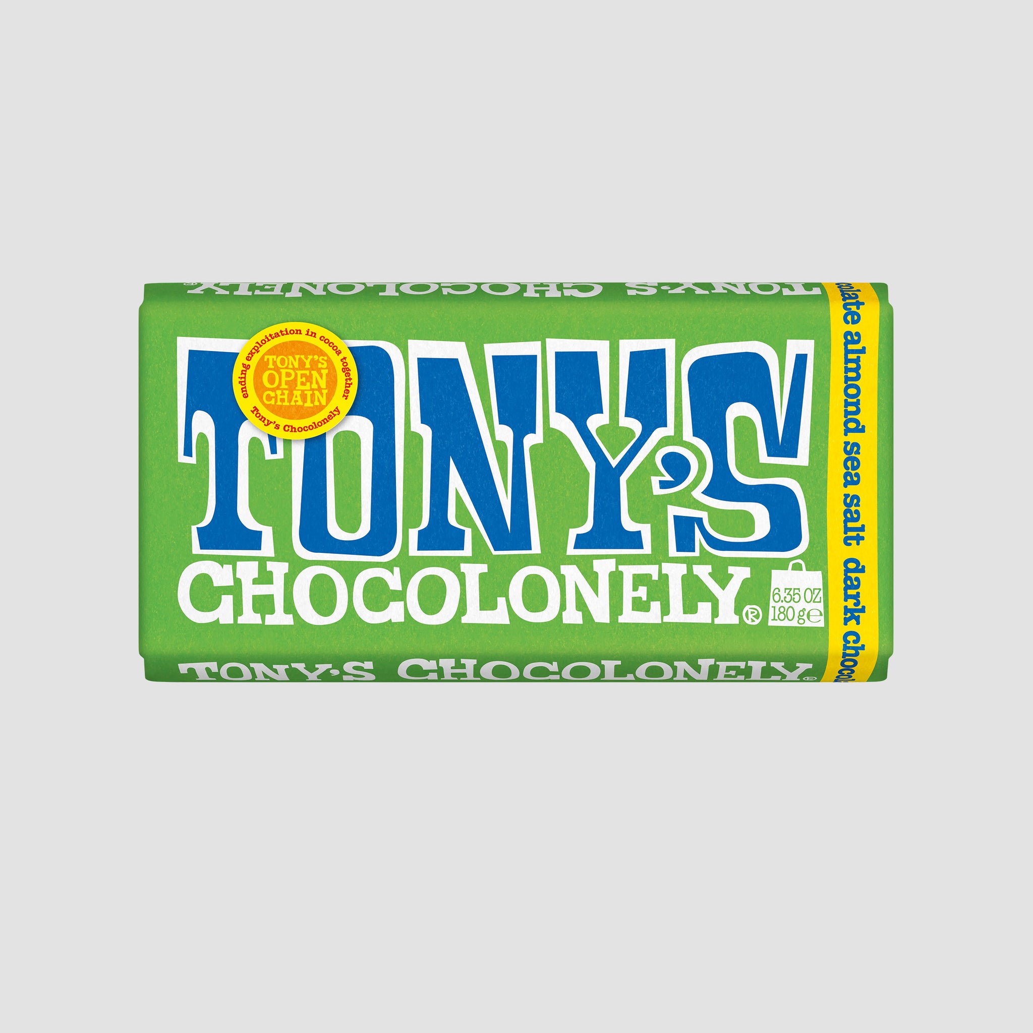 Dark Chocolate Almond Sea Salt 51% Bar