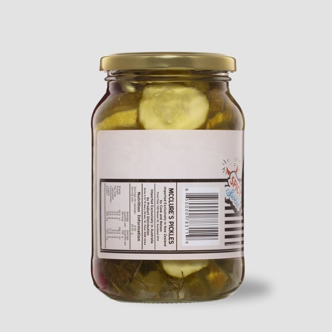 Sweet & Spicy Crinkle Cut Pickles, 12 Jar Case - Cook & Nelson